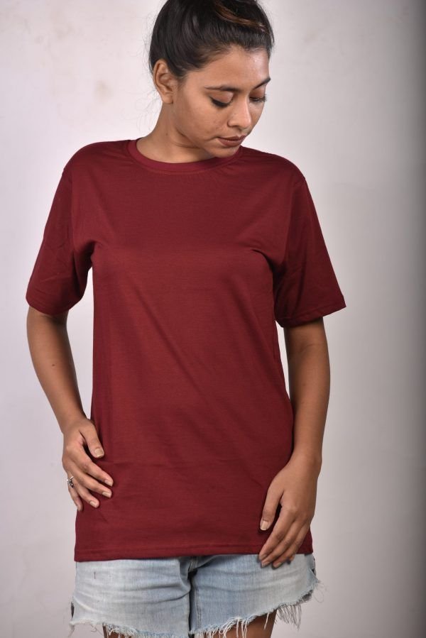 Solid Half Sleeves- Unisex T-Shirt - Image 2