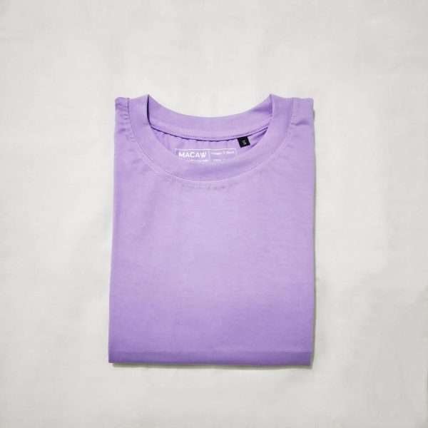 Solid Baby Violet- Unisex T-Shirt- Full Sleeve - Image 4