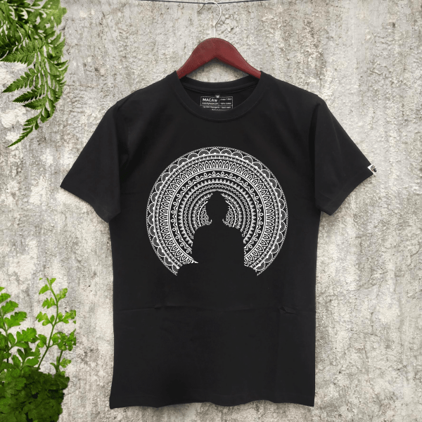 Buddha, Mandala Art Unisex T-shirt