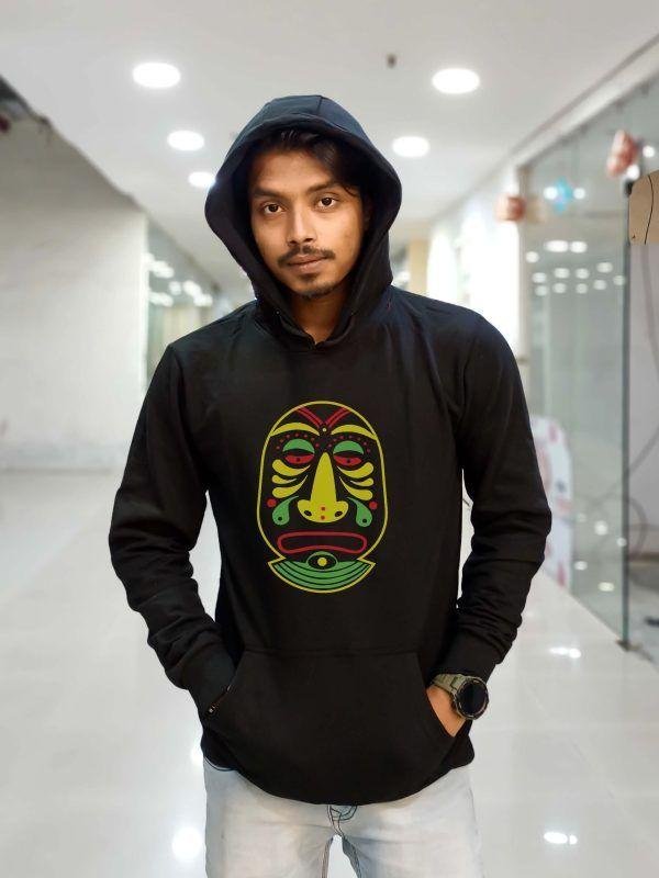 MUKHOS_1 Hoodie- Black - Image 2