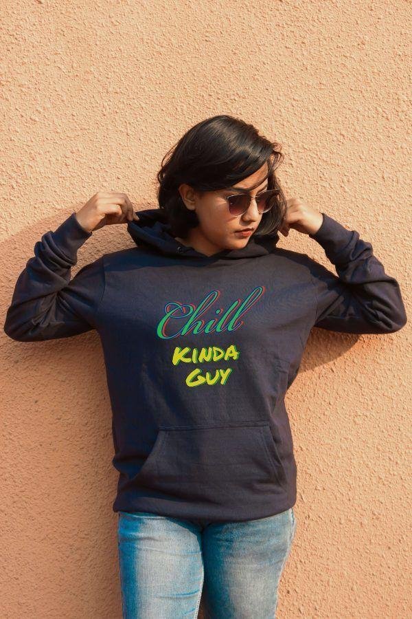 CHILL KINDA GUY Hoodie- Black