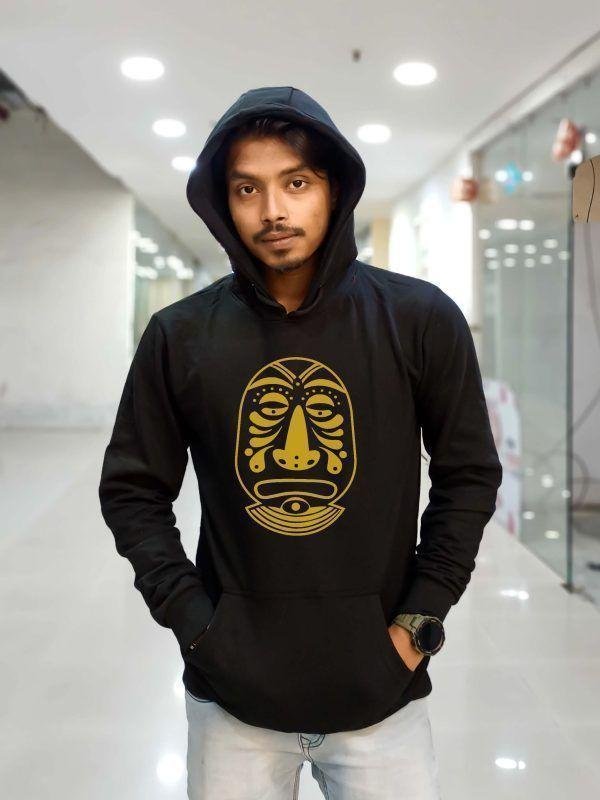 MUKHOS_3 Hoodie- Black - Image 2