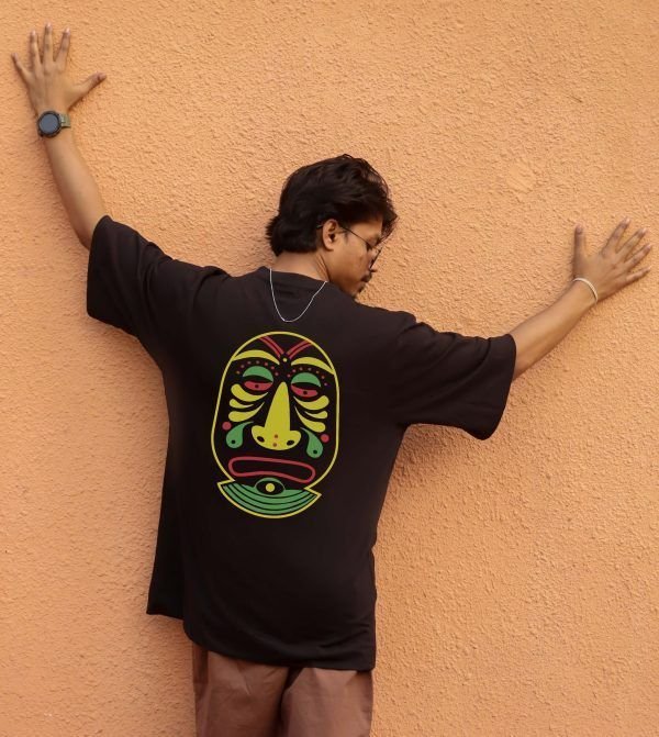 Mukhos- Black Oversized T-Shirt - Image 3