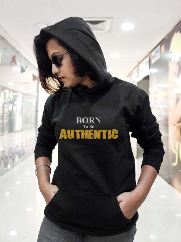 AUTHENTIC Hoodie- Black - Image 2