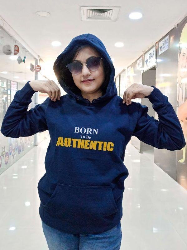 AUTHENTIC Hoodie- Navy Blue