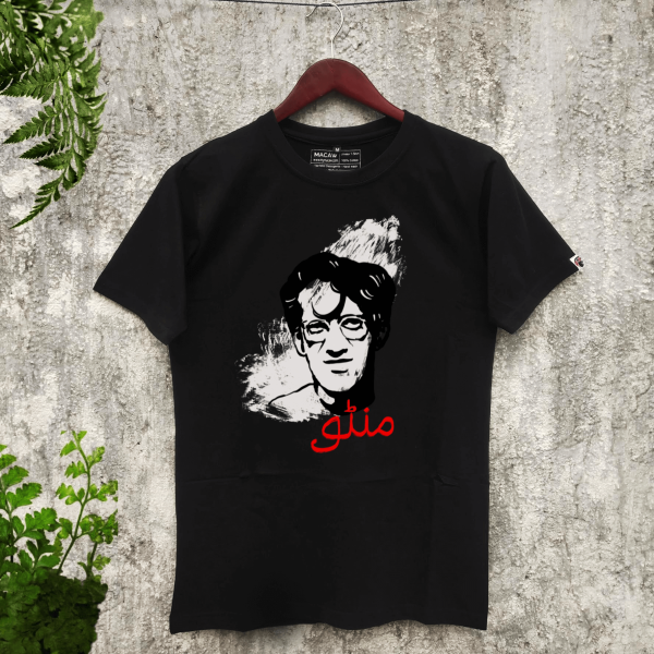 Manto- Graphic T-Shirt- Black - Image 2