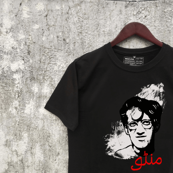 Manto- Graphic T-Shirt- Black